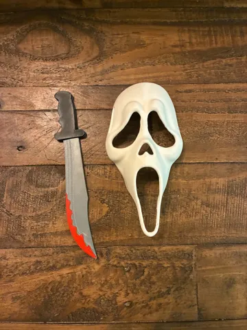 Adorno temático: Ghostface Hair Clip | Ghostface Hair Pin — vista de referencia 3