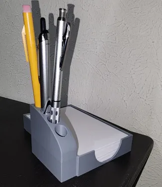 Index Card Holder with Pen Storage