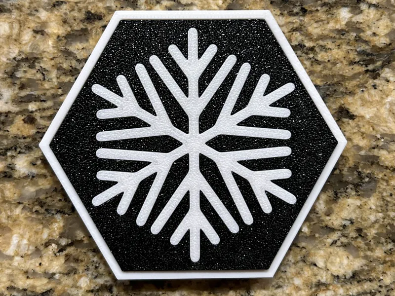 Snowflake Christmas Cup Coaster