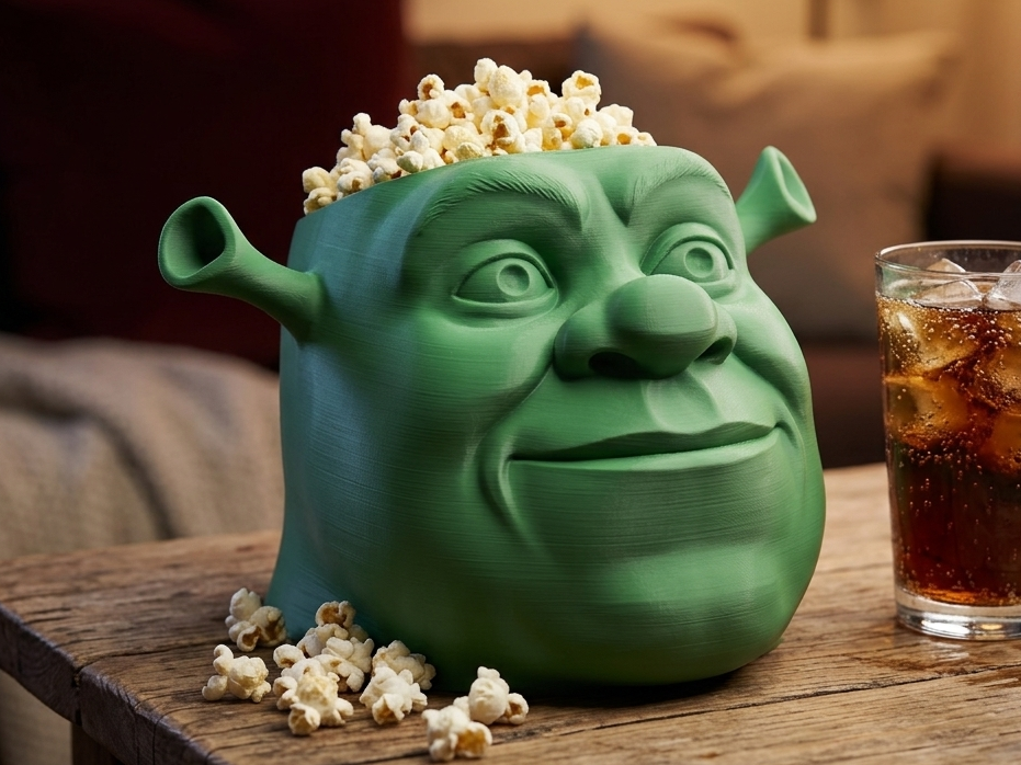 Shrek Popcorn Bowl – Movie Night Snack Bowl