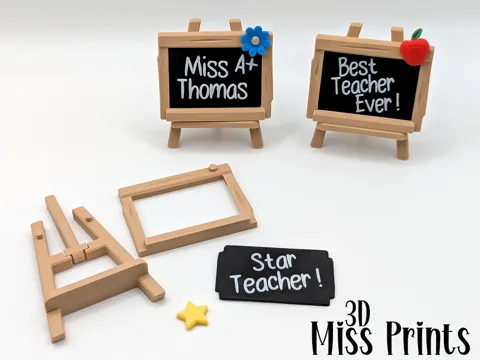 Teacher Gift "Message on a Blackboard" view 3