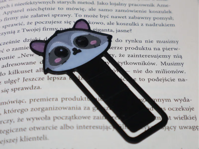 Chibi Racoon Bookmark