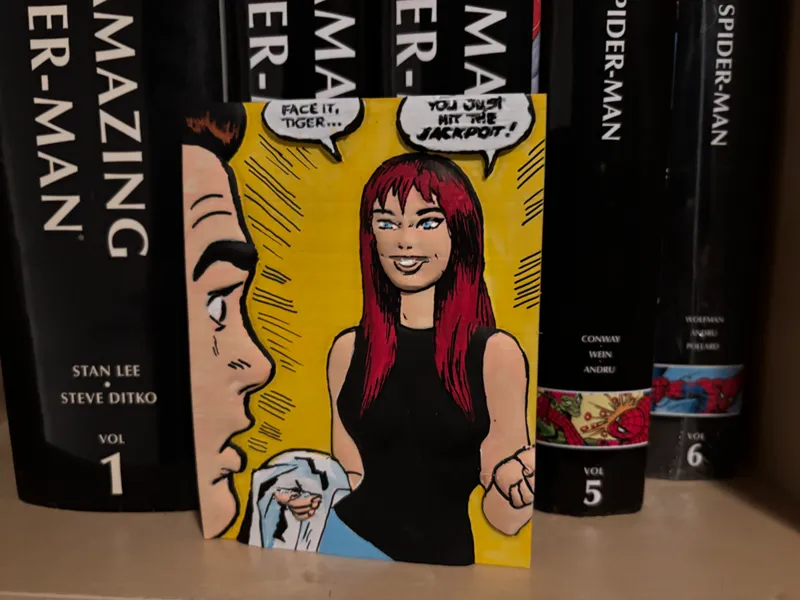 Comic book panel relief - Face it, tiger