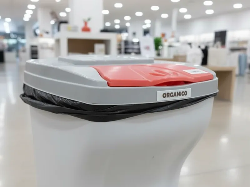 Identification tags for waste sorting bins custom