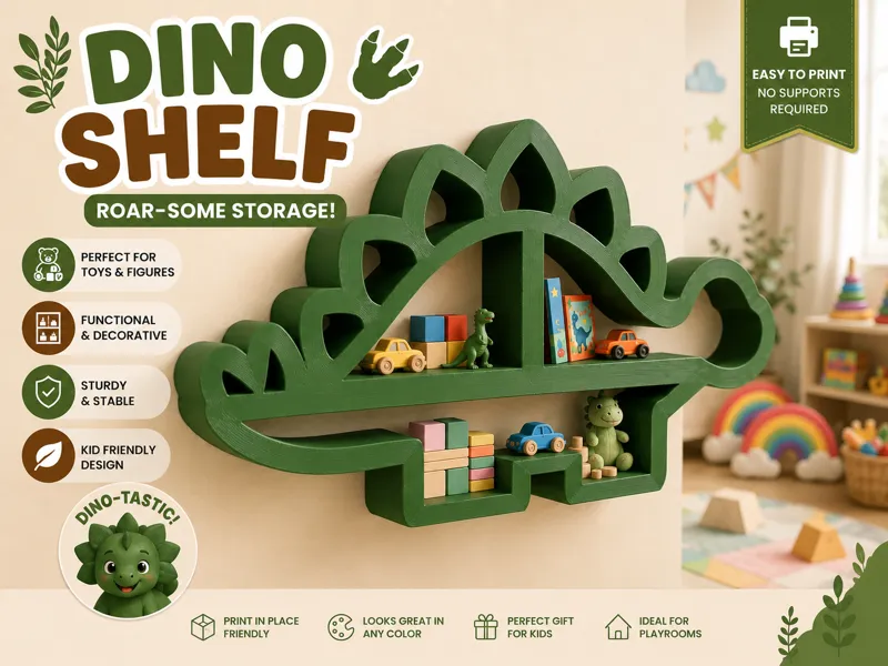 Stegosaurus Dino Shelf