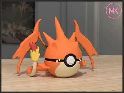 Mega Charizard Y - Pokéball Edition