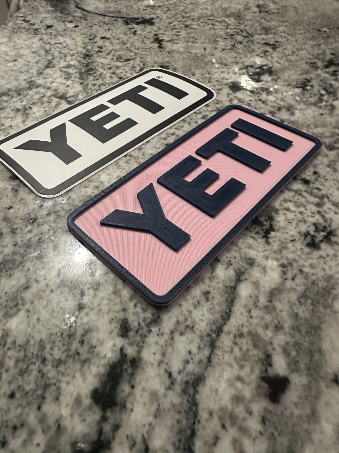 YETI Logo Display Plate / Sign - Free 3D Print Model - MakerWorld