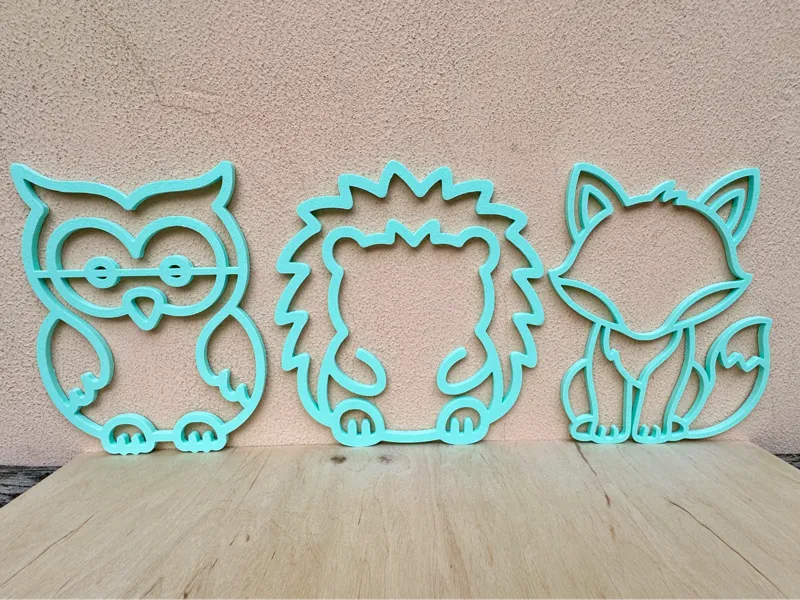 Animal Wall Decor Set_2 - Kids Room Decoration