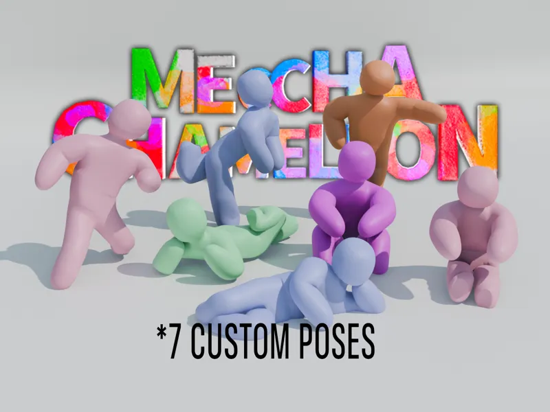 Meccha Chameleon Poses (custom)