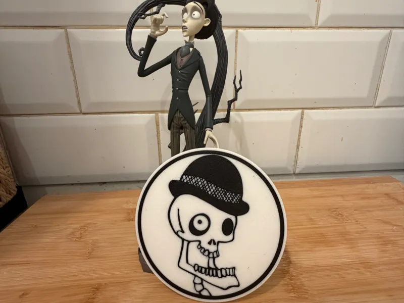 Corpse Bride Tim Burton Coaster Gothic Skellington