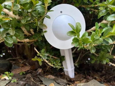 Ground spike for IKEA MYGGSPRAY motion sensor
