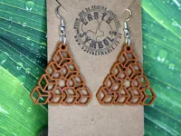 Boucles d'oreilles illusion d'optique — photo 2