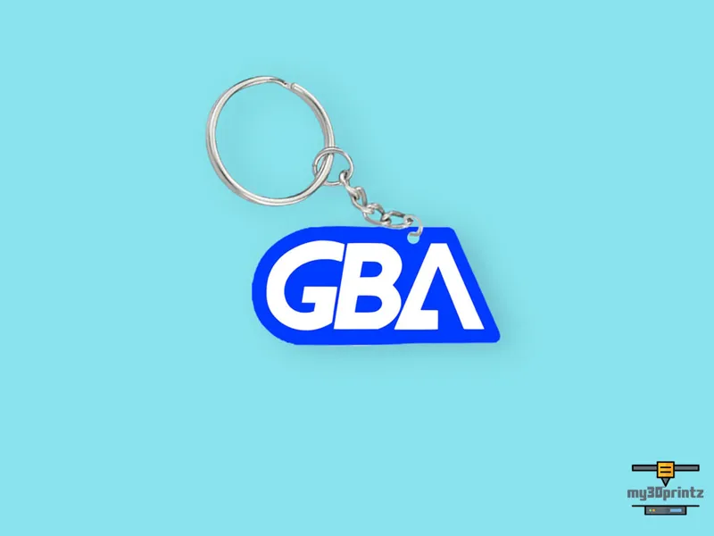 Gameboy Advance Logo Keychain