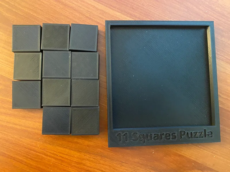 11 Squares Puzzle