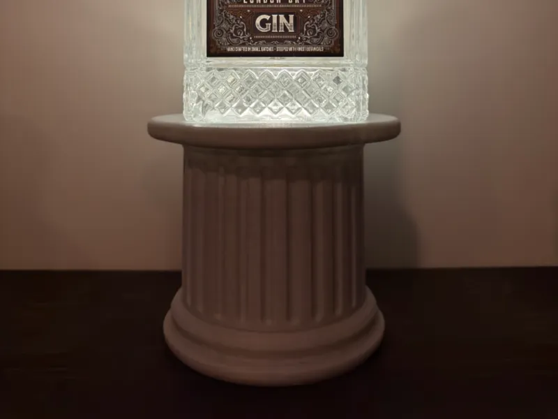Greek Column Bottle Display