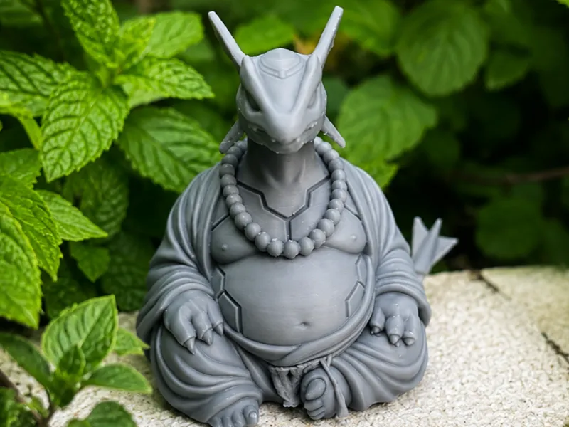 Rayquaza Buddha - Buddha Rayquaza (Pokémon Zen)