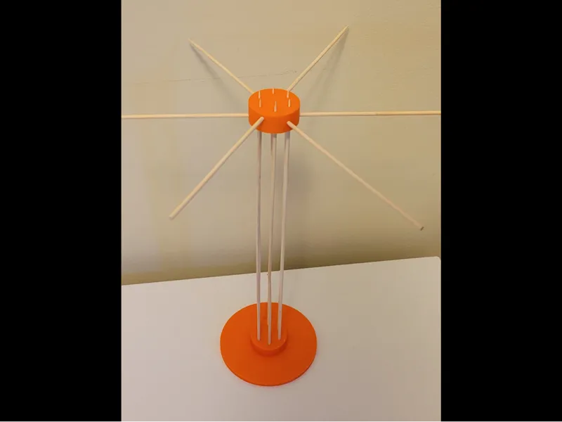 Pasta Rack with Dowels (Customizable Hole Sizes)