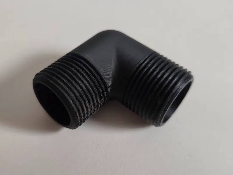 90° Bogen 1 Zoll aussen/aussen
