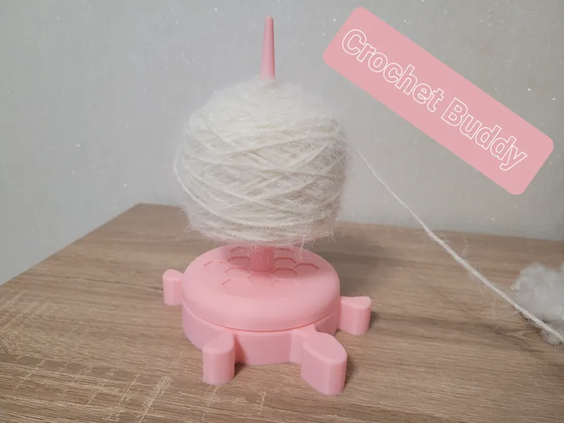 Crochet Buddy, the yarn turtle spinner