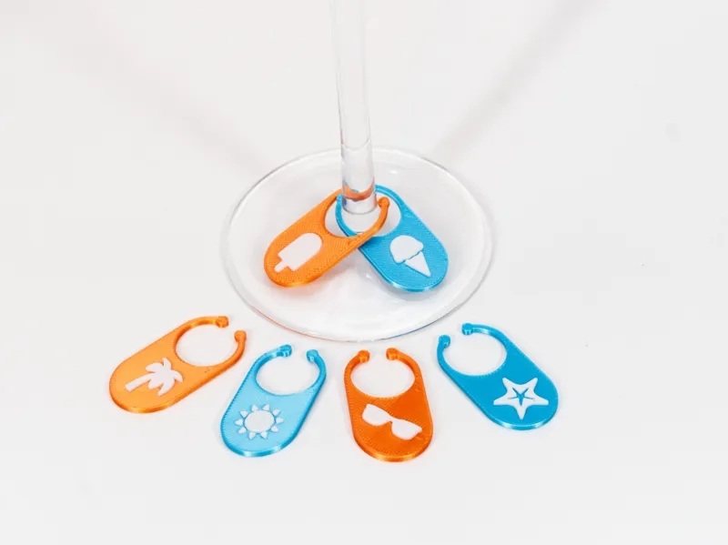 Summertime Wine Charms