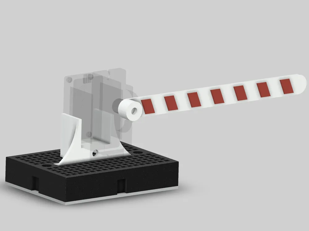 Motorized Barrier for Arduino/CyberBrick - Free 3D Print Model - MakerWorld