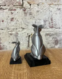 Sculpture de lièvre Art déco — photo 10