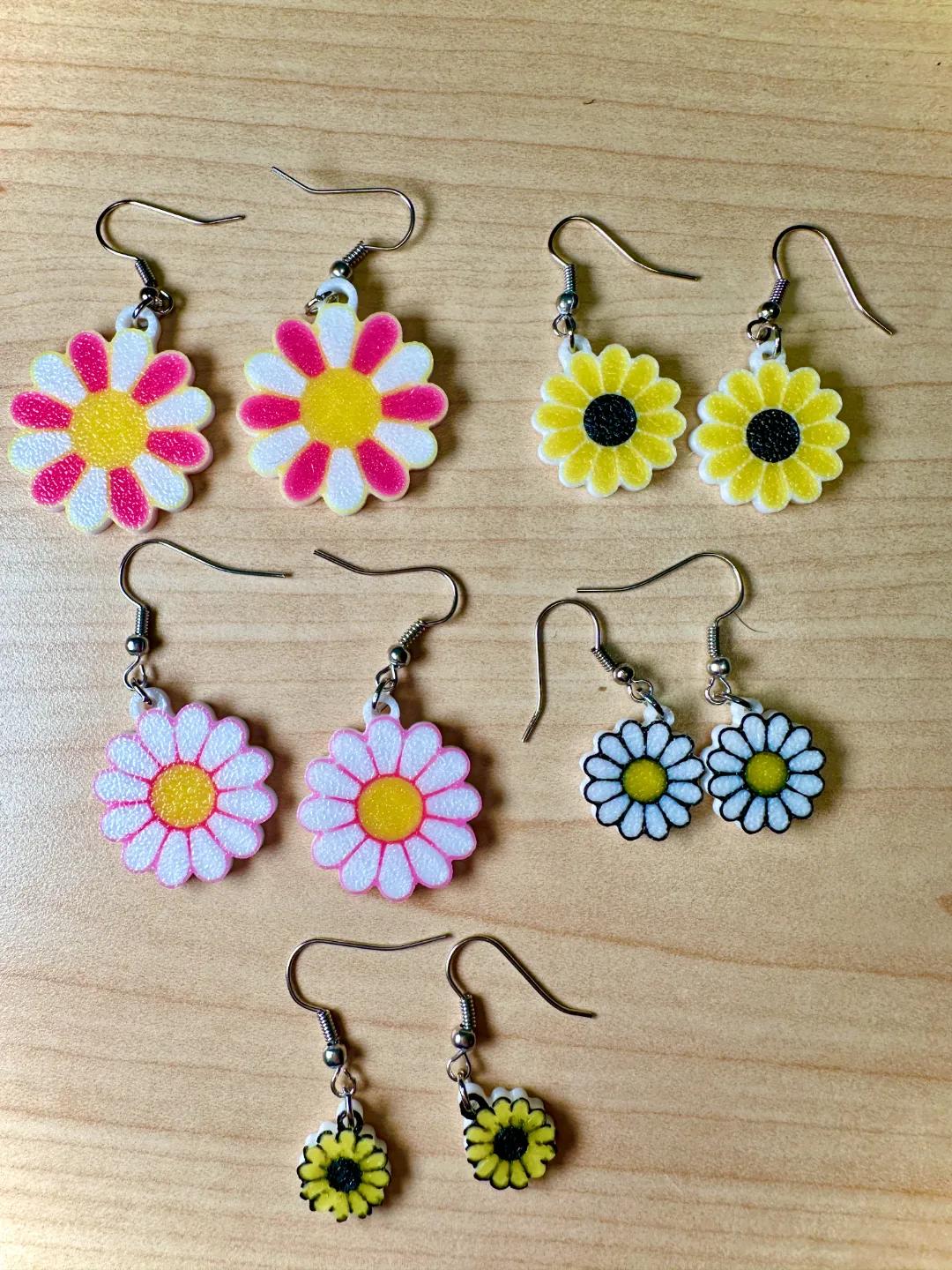 Flower Earrings view 2
