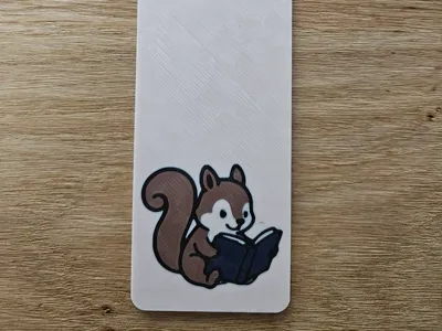 Squirrel Bookmark