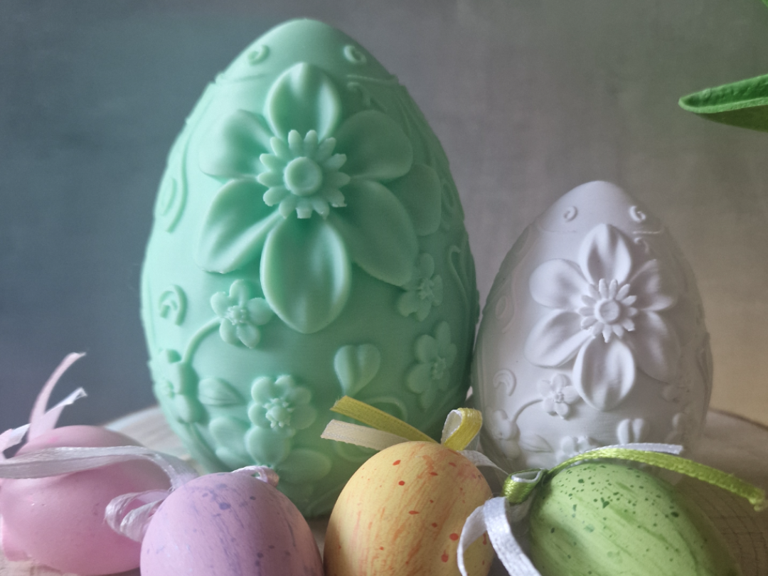 Florale Relief-Ostereier – Elegante Frühlingsdeko