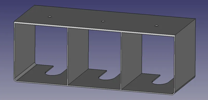 Kitchen parchment holder