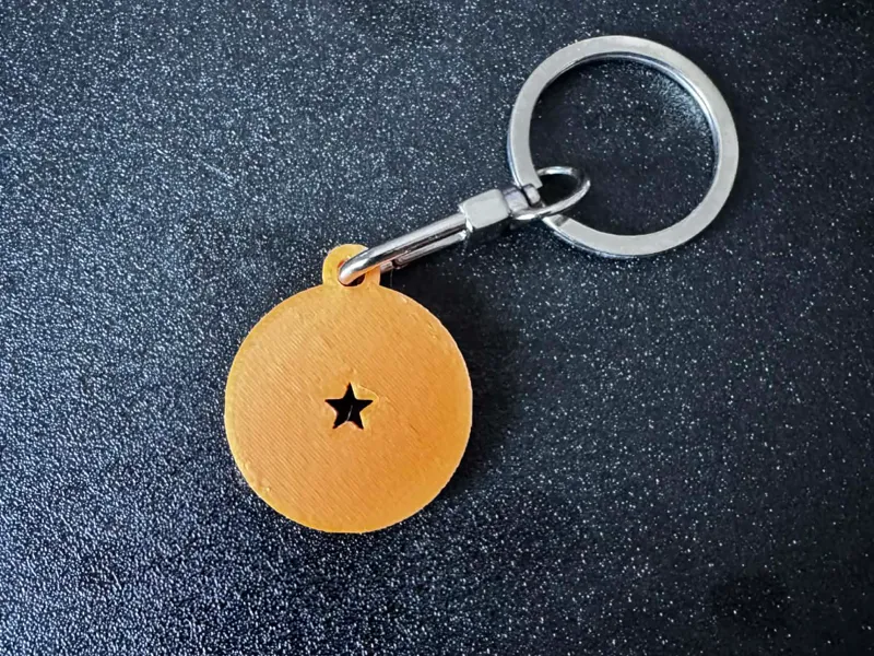 Dragon Ball 1 Star Keychain