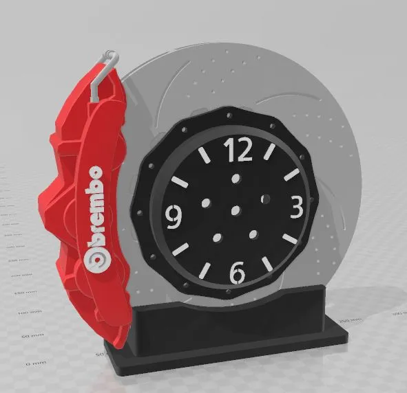 Brembo Brake Rotor Clock by EmaCosma06 MakerWorld: Download Free 3D Models