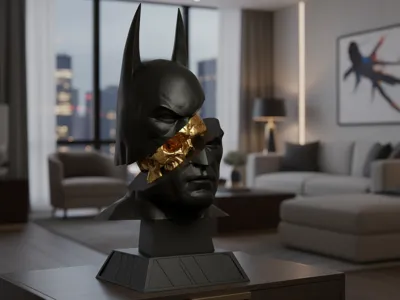 Batman Skull Bust – 3D Printed Collectible Statue
