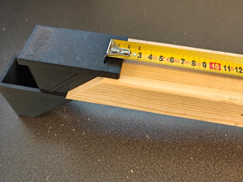 45-Degree Miter Short-Side Measure Assistant