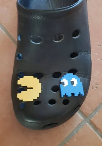 Pacman Crocs charm