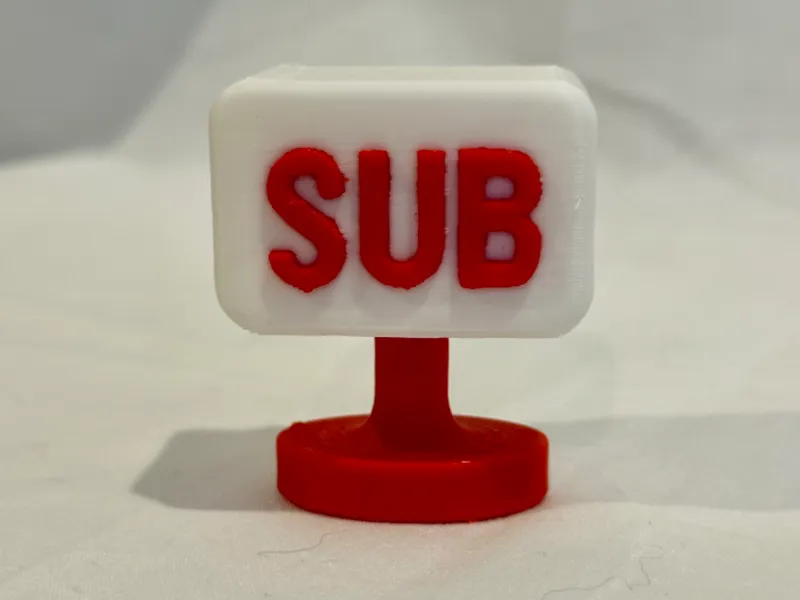 YouTube Subscribe Figurine 