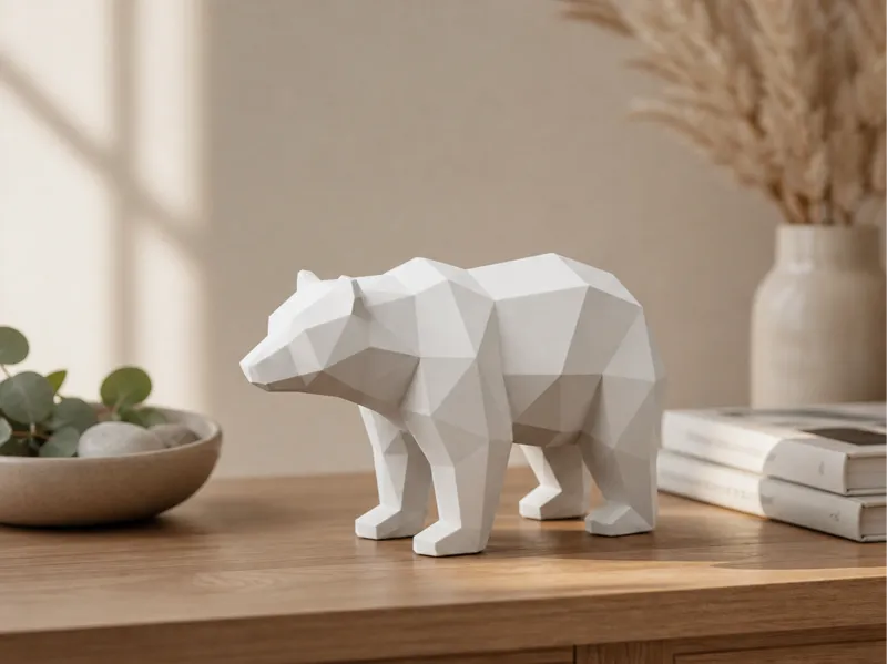 Polar bear minimalist