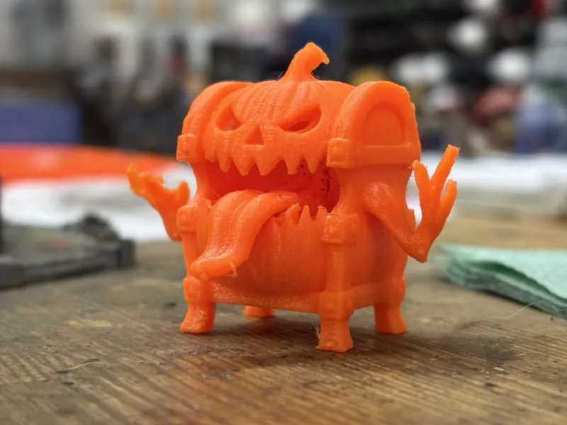 Pumpkin Mimic Chest – Halloween DnD Monster