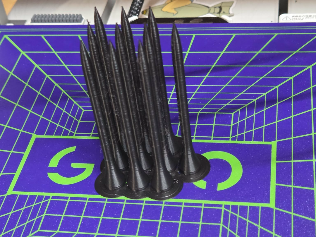 3D Printed Golf Tees – Set of 10