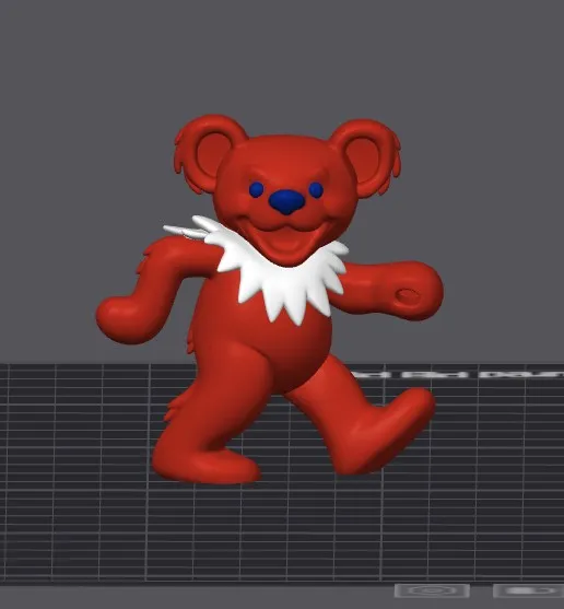 Jerry Bear - Grateful Dead - Free 3D Print Model - MakerWorld