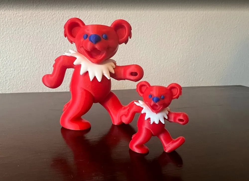 Jerry Bear - Grateful Dead - Free 3D Print Model - MakerWorld