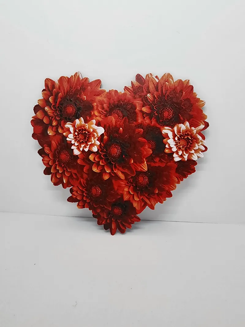 Gerber Daisy Flower Heart