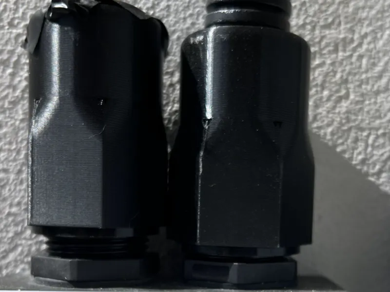 Adapter cable sleeve PG25 + corrugated pipe 25mm