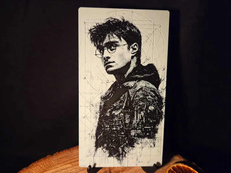 Harry Potter inspired hueforge - 110x200mm