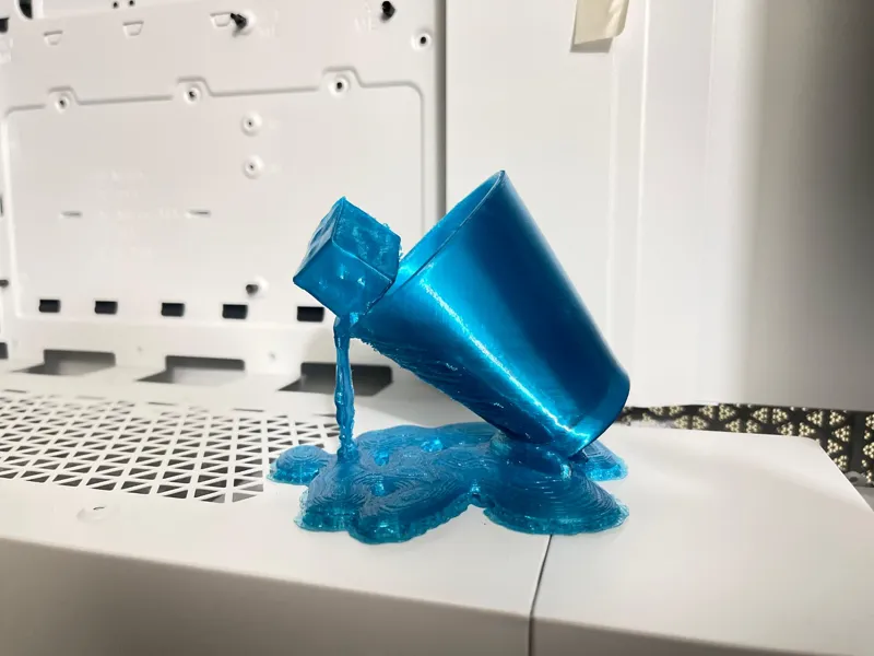Verre à glaçon fondu sans support