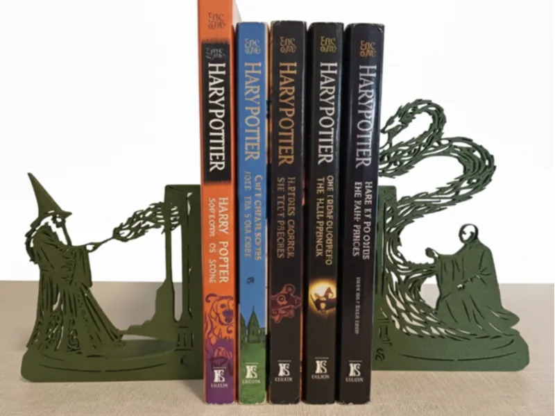 Aparador de livros Harry Potter