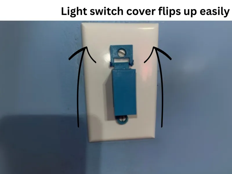 Liftable Light Switch Cover