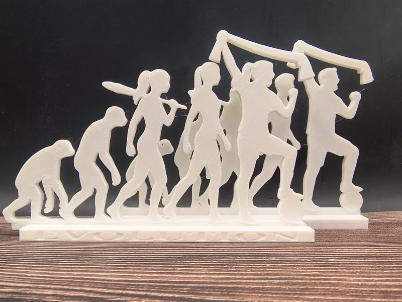 Evolution to Soccer / Football Fan - Decor