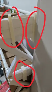 卡扣稳定夹，防止管子变形压倒卡扣