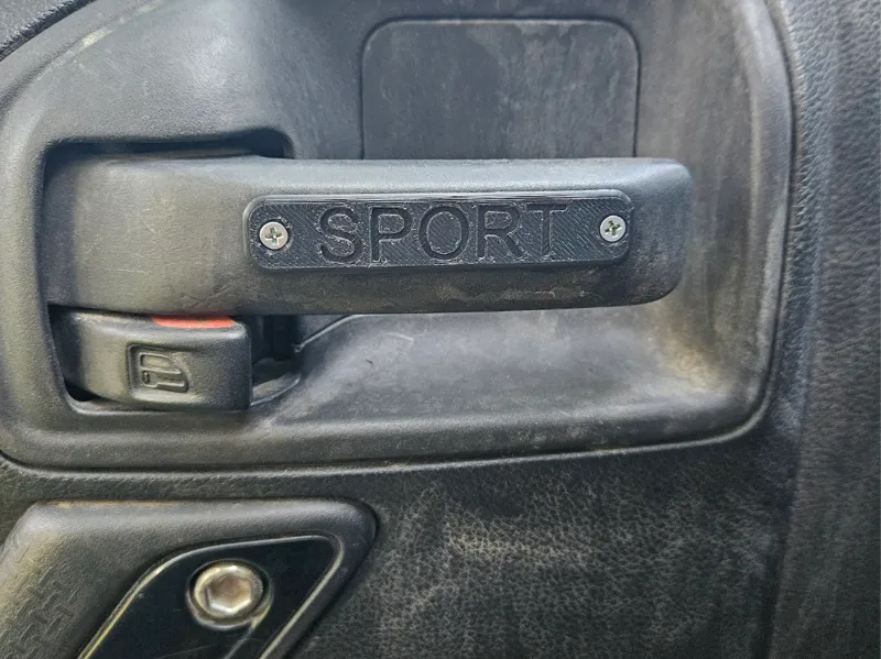 Jeep Wrangler JK trim badges (3 Trims)